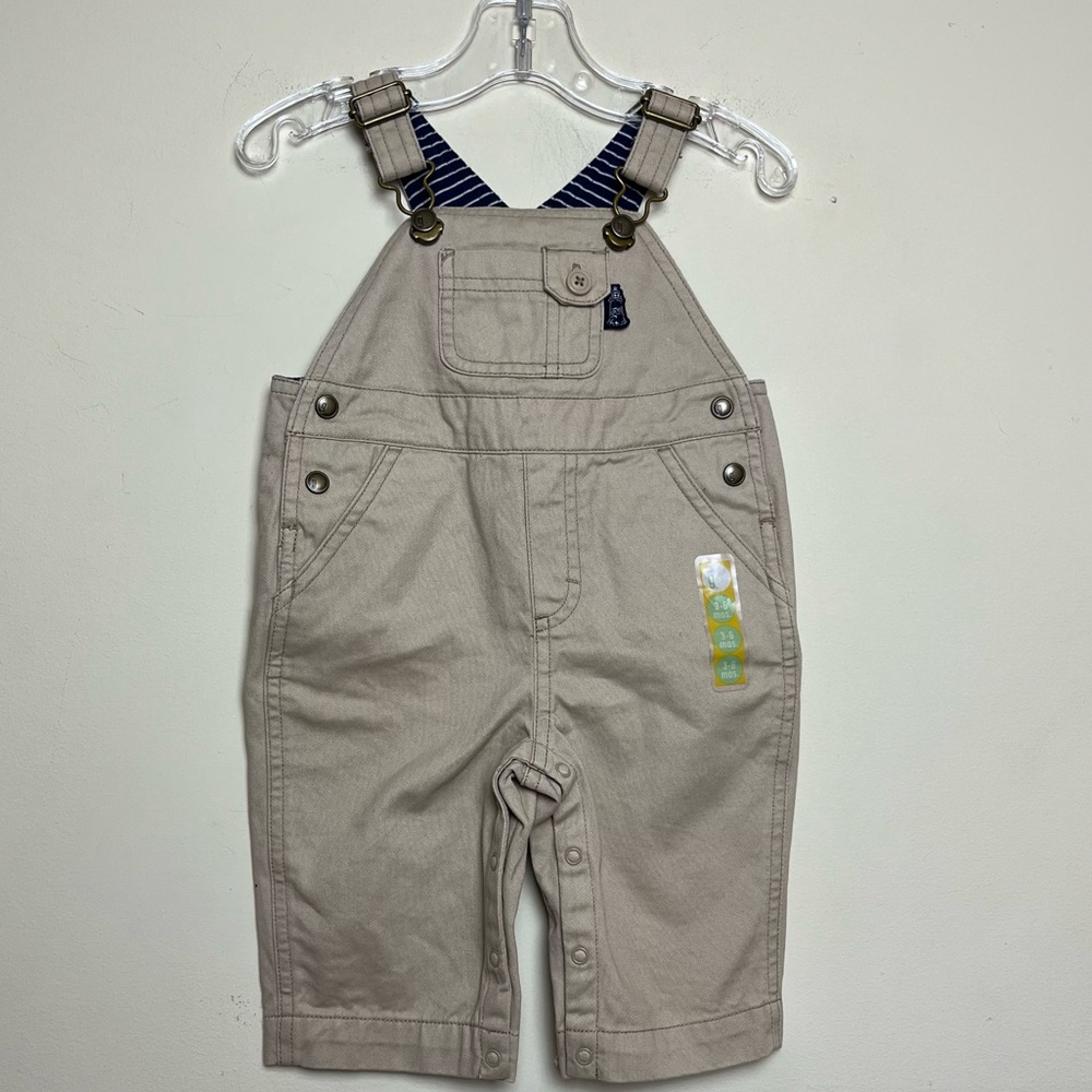 Vintage Y2K 2003 Gymboree beige khaki overalls